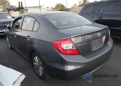 2012 Honda Civic Ex z USA, uszkodzony, nr VIN 19XFB2F86CE356008